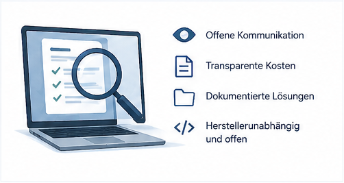 Offenheit und Transparenz